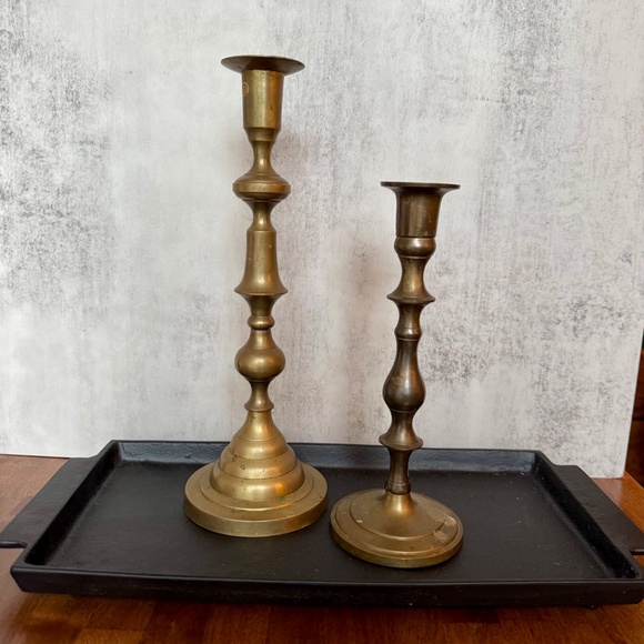 Brass Candle Sticks - Picture 2 of 5